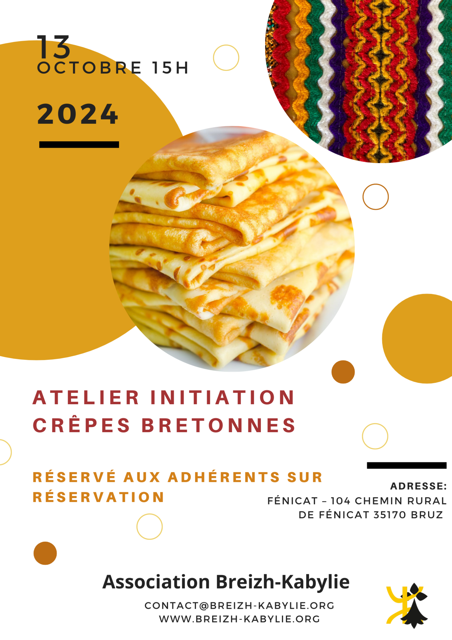 Atelier initiation crêpes bretonnes